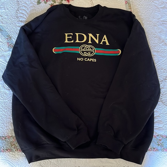 Disney Sweaters - Lost Bros Edna Mode The Incredibles crew neck sweatshirt unisex L
